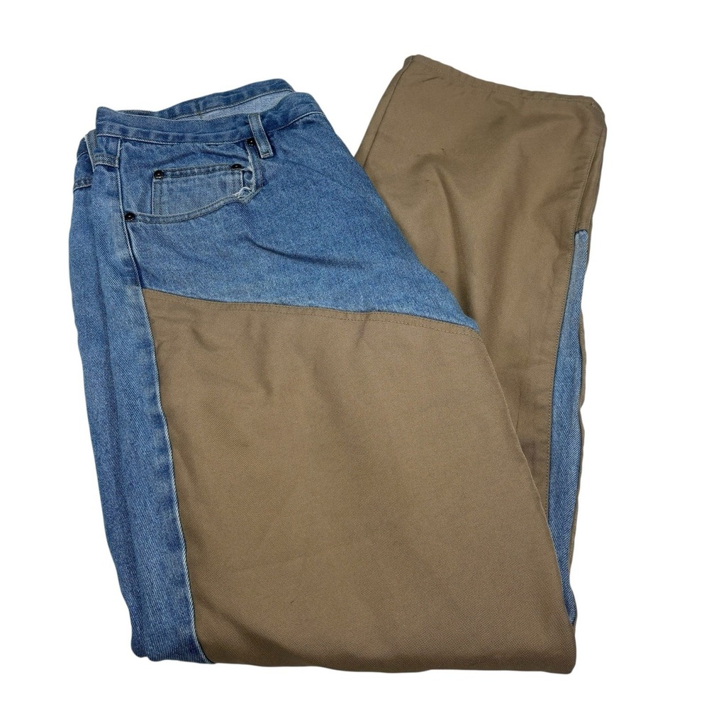 Vtg Columbia Men's 38x34 Brush Guard Jeans Hunting Workwear Double Knee Used